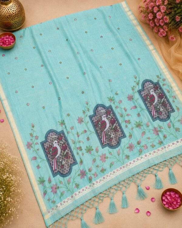 MUNGA COTTON - Aqua Blue