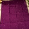 SEMI TUSSER SAREES- Deep Wine Purple