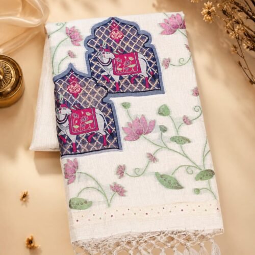 222 MUNGA COTTON - HALF WHITE