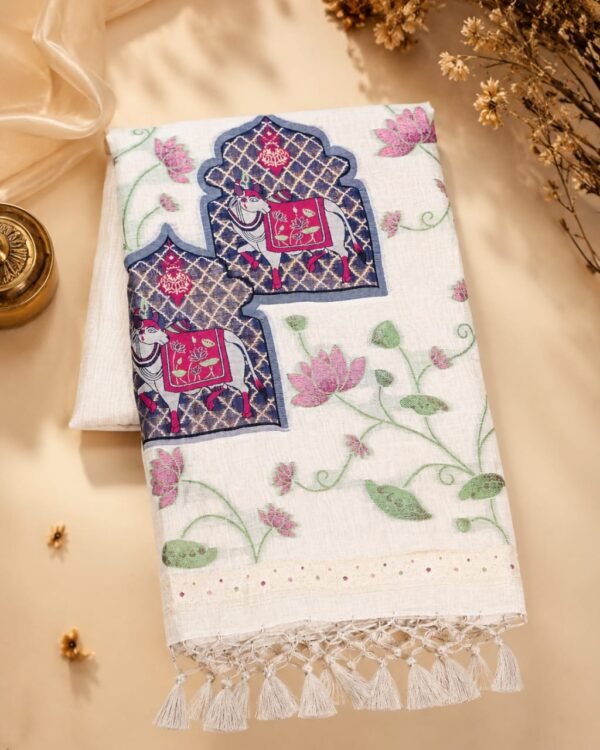 222 MUNGA COTTON - HALF WHITE