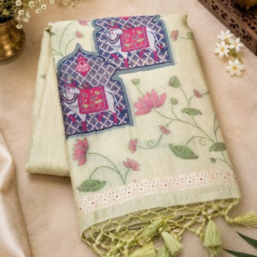 444 MUNGA COTTON - Pastel Green