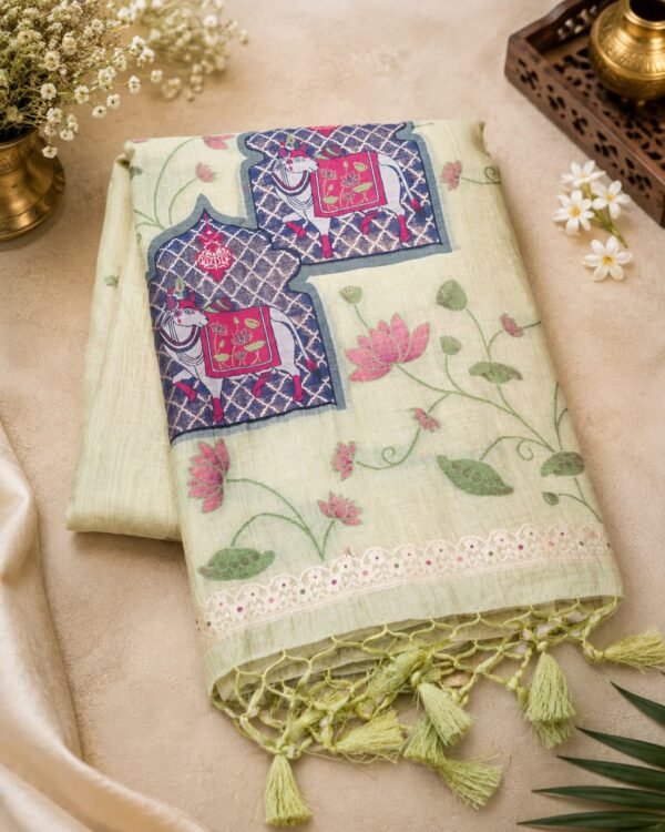 MUNGA COTTON - Pastel Green