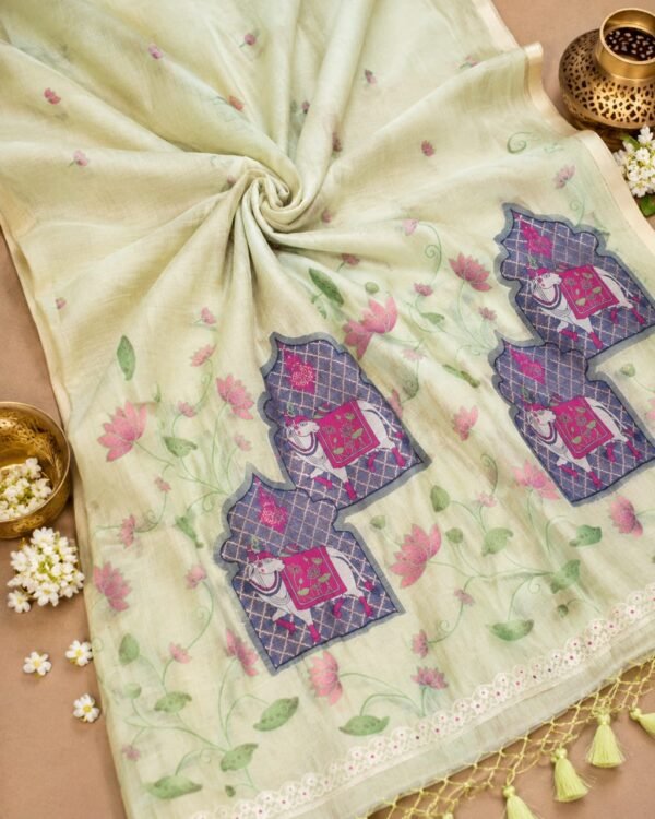 MUNGA COTTON - Pastel Green