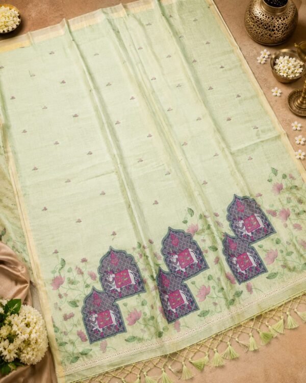 MUNGA COTTON - Pastel Green