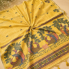 CHIRALA COTTON SAREE - Mustard Yellow