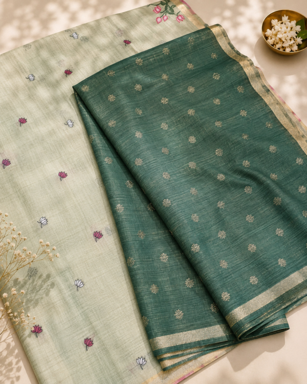 ChatGPT Image Aug 28, 2026, 10_18_50 AM CHIRALA COTTON SAREE- GREEN