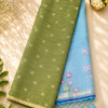 CHIRALA COTTON SAREE- SKY BLUE