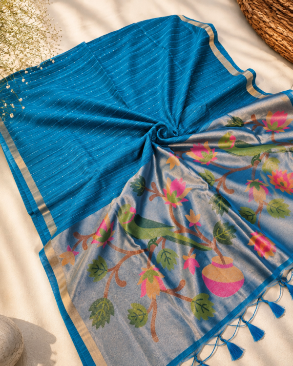 MUNGA COTTON - Teal Blue