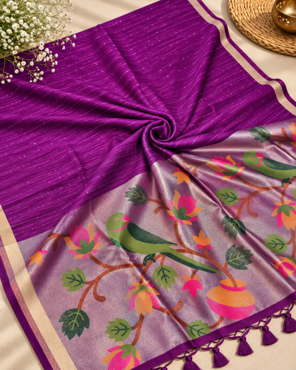 MUNGA COTTON - Royal Purple