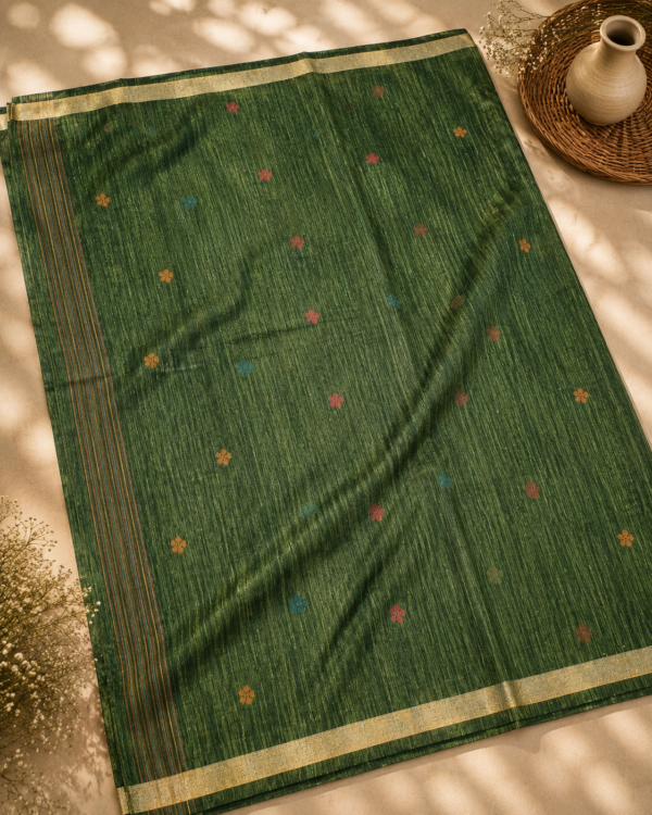 MUNGA COTTON - Bottle Green