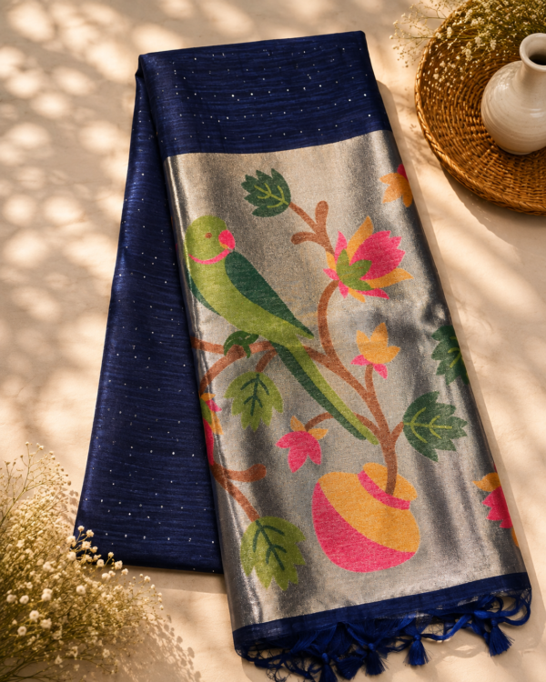 MUNGA COTTON - Navy Blue