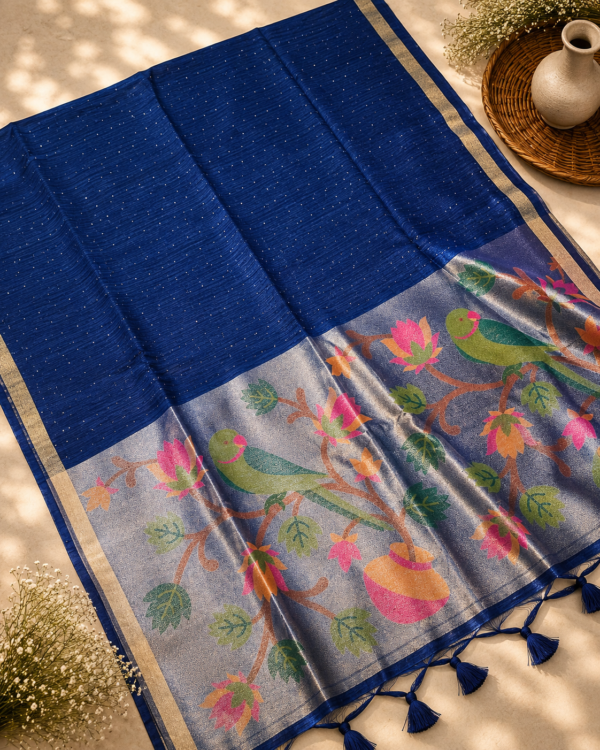 MUNGA COTTON - Navy Blue