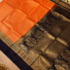 SEMI KANCHIPURAM SILK - Temple Orange