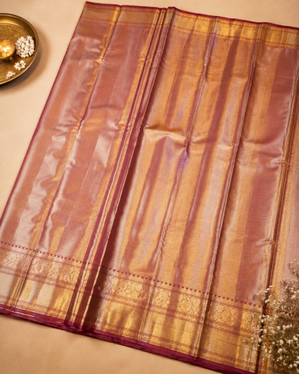 SEMI KANCHIPURAM SILK - Lavender