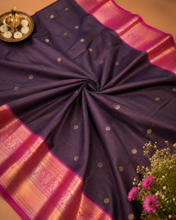ChatGPT Image Aug 30, 2026, 12_37_30 PM (1) SEMI KANCHIPURAM SILK - Deep Wine Purple