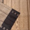 SOFT SILK - Black with Grey & Antique Gold Checks