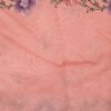 ORGANZA SAREE - Peach Pink