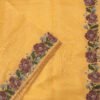 ORGANZA SAREE - Mustard Yellow