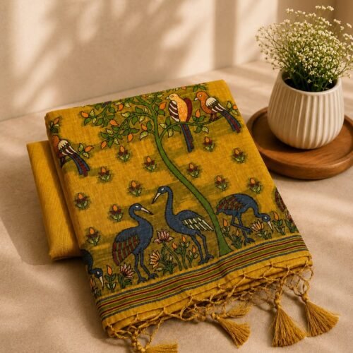 CHIRALA COTTON - Mustard Yellow