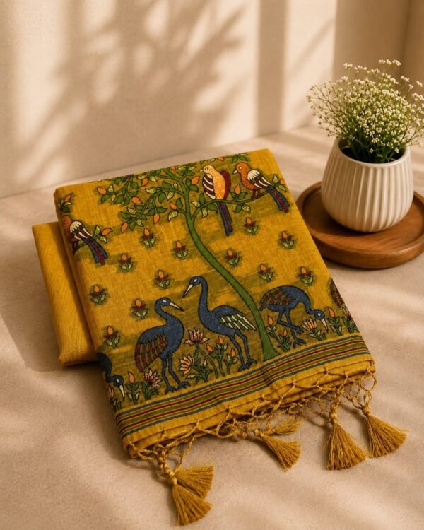 IMG-20260731-WA0172 CHIRALA COTTON - Mustard Yellow