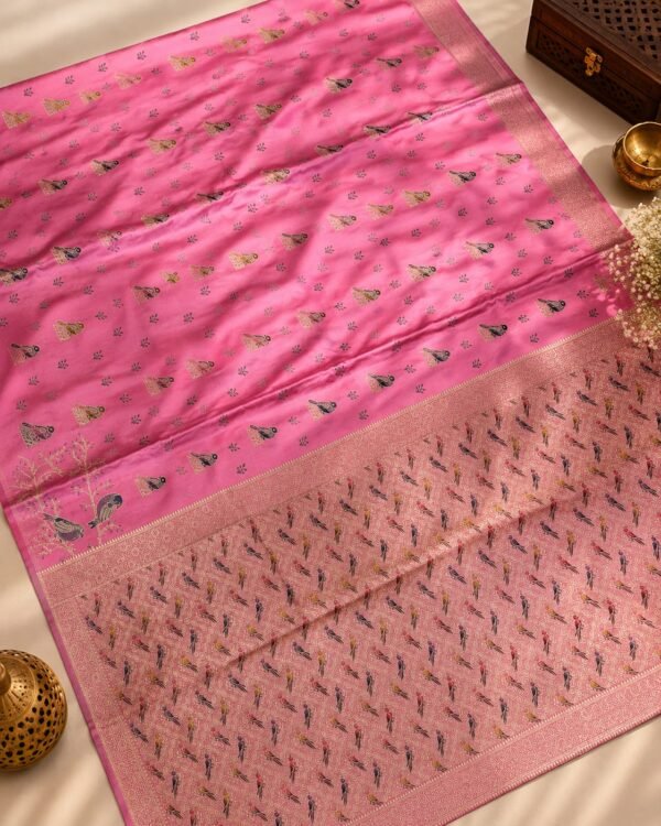 BANARAS SATIN - PINK
