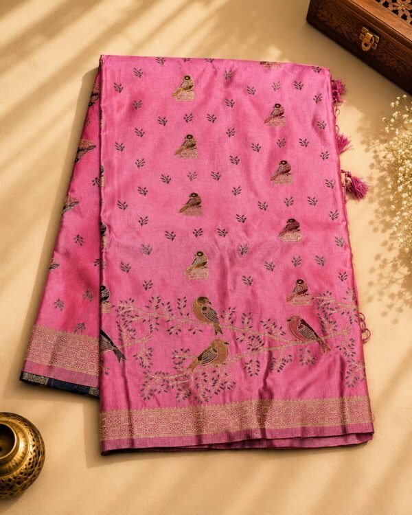 BANARAS SATIN - PINK