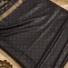 BANARAS SATIN - BLACK