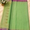 IMG-20260801-WA0029 COTTON SAREES - Pista Green