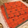 COTTON SAREES - Orange