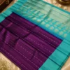 Kancheepuram Silks Sarees - Green With Purple