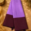 Kancheepuram Silks Sarees - Lilac With Maroon (3) Kancheepuram Silks Sarees - Lilac With Maroon