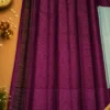 Kancheepuram Silks Sarees - Mint Blue With Dark Purple