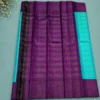 Kancheepuram Silks Sarees - Rama Blue With Violet