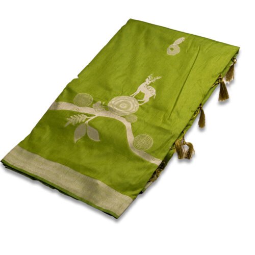 SEMI TUSSER - Parrot Green