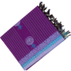 01 PURE COTTON SAREES - Deep Purple