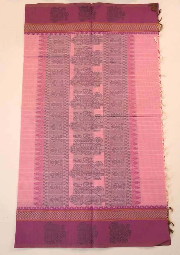 022 PURE COTTON SAREES - Blush Pink