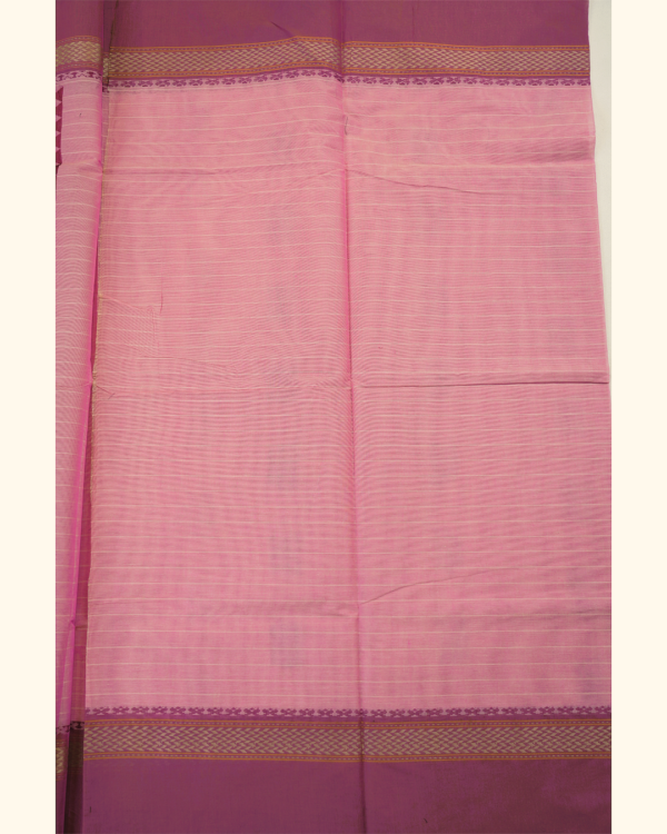 024 PURE COTTON SAREES - Blush Pink