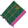 PURE COTTON SAREES - Deep Emerald Green with Rani Pink & Gold
