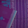 03 PURE COTTON SAREES - Deep Purple