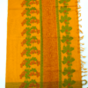 PURE COTTON SAREES - Mustard Yellow
