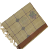 1 PURE COTTON SAREE - Soft beige