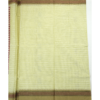 PURE COTTON SAREE - Pastel Yellow