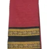 CHETTINAD COTTON SAREES  - Wine Red