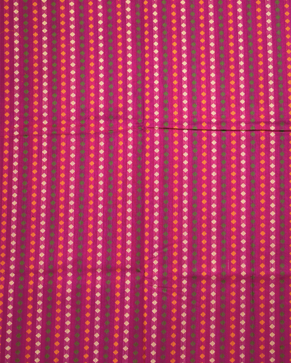 PURE COTTON SAREES - Rani Pink