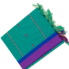 PURE COTTON SAREES - Teal Green