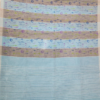 COTTON SAREES - Pastel Aqua Blue with Grey and Multicolour Floral Print