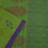 15 PURE COTTON SAREE - Parrot Green