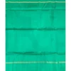SOFT SILK SAREE - Green with Deep Wine Purple Contrast