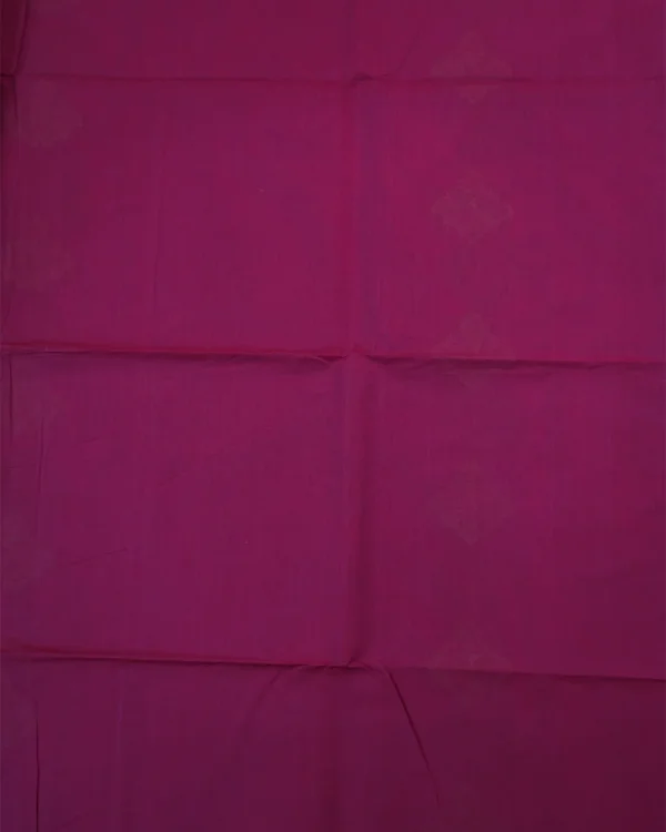 PURE COTTON SAREES - Deep Magenta with Antique Gold