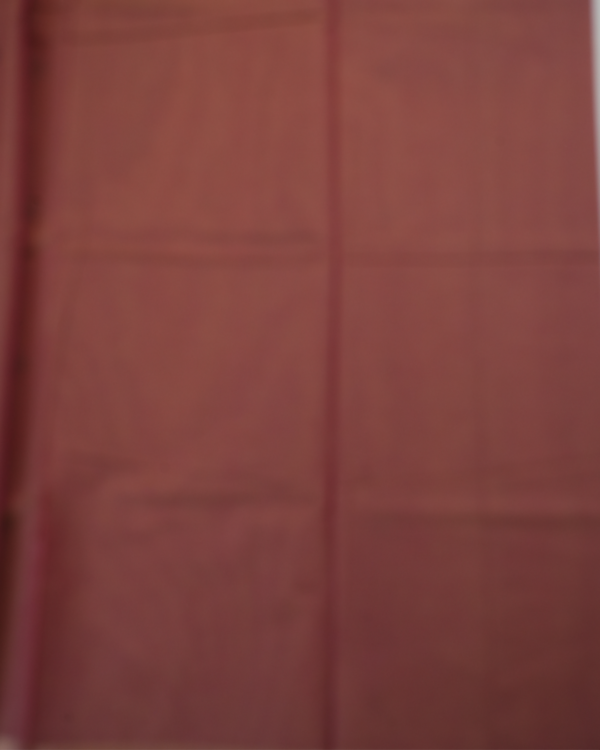 16 PURE COTTON SAREE - Dusty Rose Pink with Beige